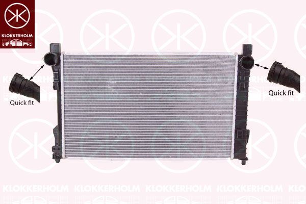 KLOKKERHOLM Radiators, Motora dzesēšanas sistēma 3515302338