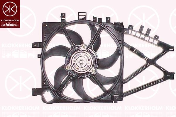 KLOKKERHOLM Ventilators, Motora dzesēšanas sistēma 50232604