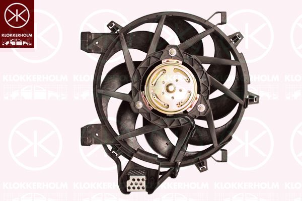 KLOKKERHOLM Ventilators, Motora dzesēšanas sistēma 50232605