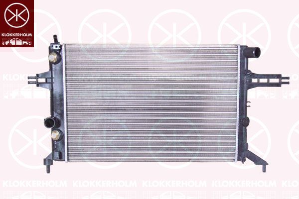 KLOKKERHOLM Радиатор, охлаждение двигателя 5051302256
