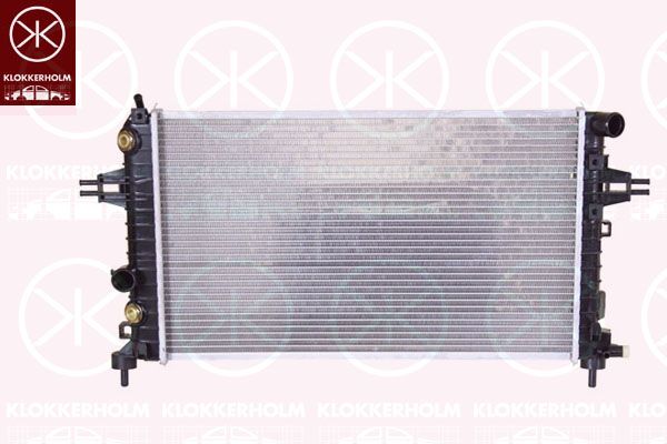 KLOKKERHOLM Радиатор, охлаждение двигателя 5052302362