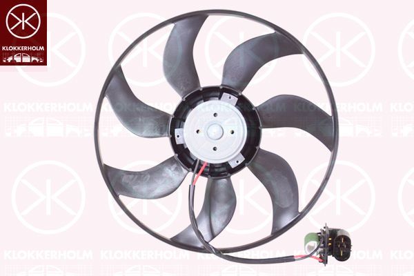 KLOKKERHOLM Ventilators, Motora dzesēšanas sistēma 50532601