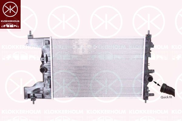 KLOKKERHOLM Radiators, Motora dzesēšanas sistēma 5053302485
