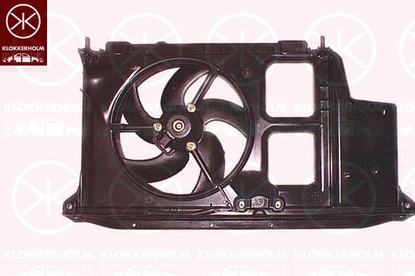 KLOKKERHOLM Ventilators, Motora dzesēšanas sistēma 55072603