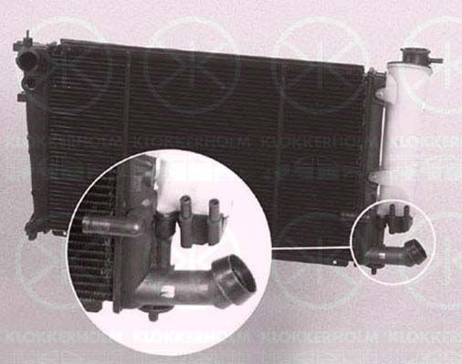 KLOKKERHOLM Radiators, Motora dzesēšanas sistēma 5513302114