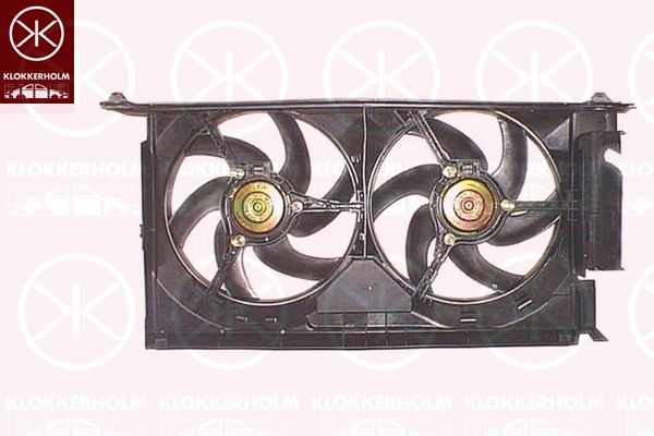 KLOKKERHOLM Ventilators, Motora dzesēšanas sistēma 55602601