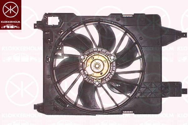 KLOKKERHOLM Ventilators, Motora dzesēšanas sistēma 60412601