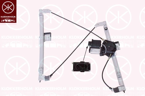 KLOKKERHOLM Stikla pacelšanas mehānisms 66081802