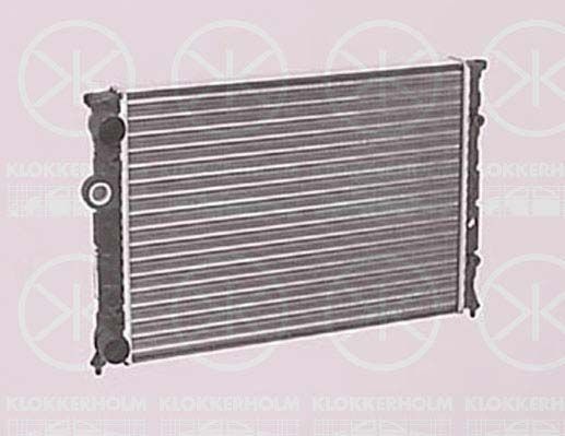 KLOKKERHOLM Радиатор, охлаждение двигателя 9522302028