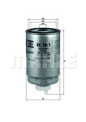 KNECHT Топливный фильтр KC 181