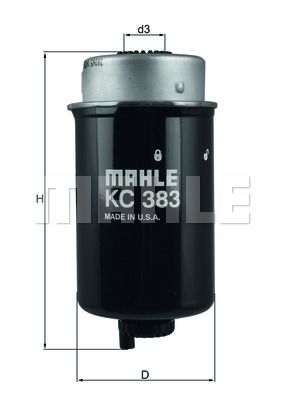 KNECHT Degvielas filtrs KC 383
