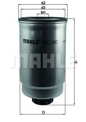 KNECHT Топливный фильтр KC 90