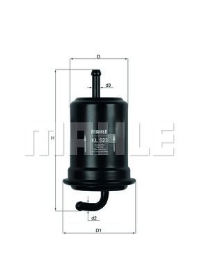 KNECHT Топливный фильтр KL 523