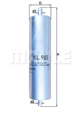 KNECHT Топливный фильтр KL 985