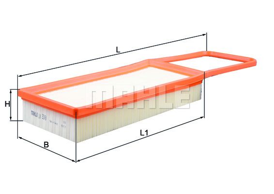 KNECHT Gaisa filtrs LX 3249