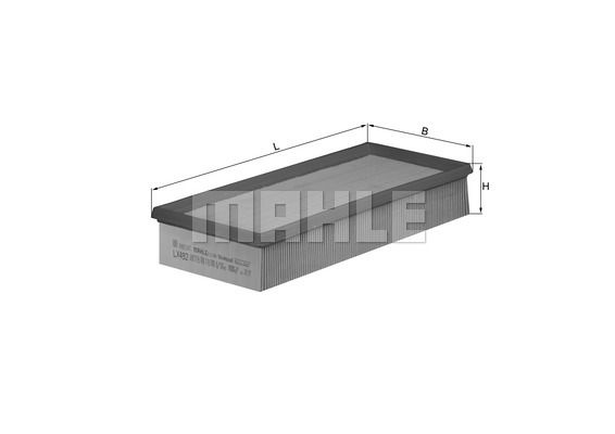 KNECHT Воздушный фильтр LX 492