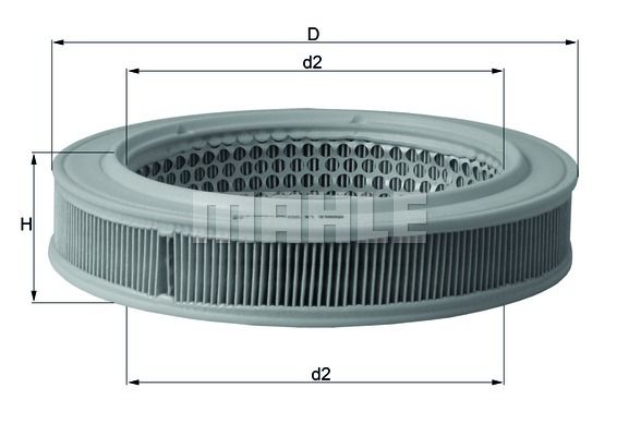 KNECHT Gaisa filtrs LX 552