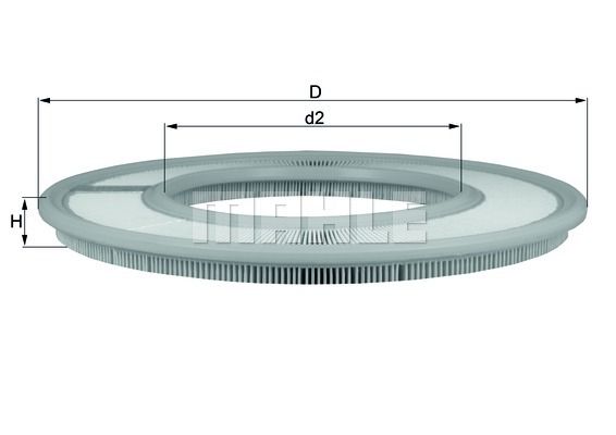 KNECHT Воздушный фильтр LX 91