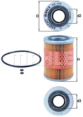 KNECHT Масляный фильтр OX 159D