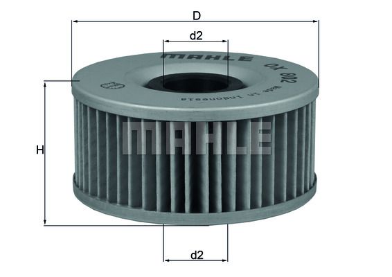 KNECHT Масляный фильтр OX 802