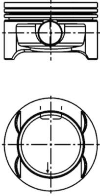 KOLBENSCHMIDT Поршень 40386620