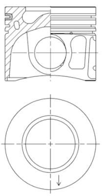 KOLBENSCHMIDT Поршень 41072600