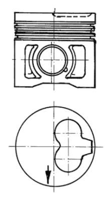 KOLBENSCHMIDT Поршень 91386600