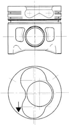 KOLBENSCHMIDT Поршень 99743600