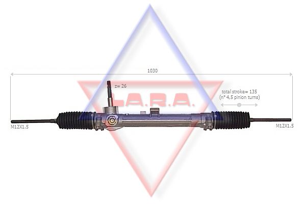 LA.R.A. Рулевой механизм 190045