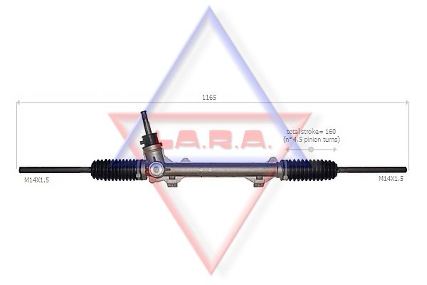 LA.R.A. Рулевой механизм 300019