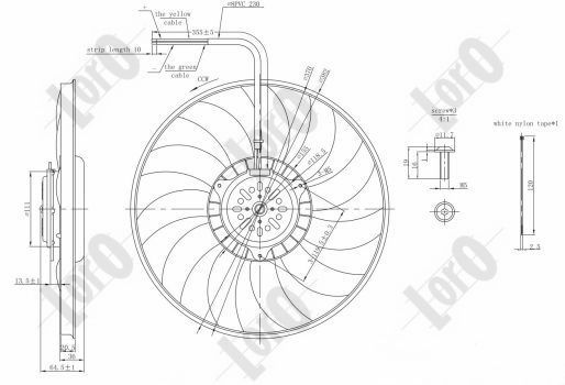 LORO Ventilators, Motora dzesēšanas sistēma 003-014-0001