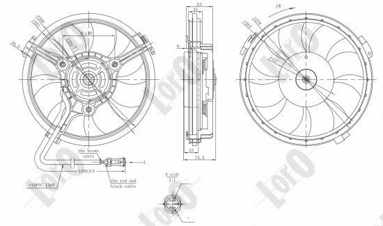 LORO Ventilators, Motora dzesēšanas sistēma 003-014-0011