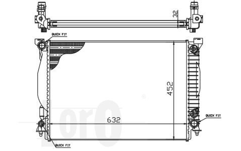 LORO Radiators, Motora dzesēšanas sistēma 003-017-0017