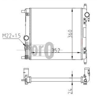 LORO Radiators, Motora dzesēšanas sistēma 003-017-0035