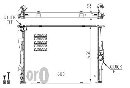 LORO Radiators, Motora dzesēšanas sistēma 004-017-0036-B