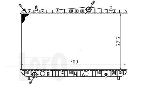 LORO Radiators, Motora dzesēšanas sistēma 007-017-0001