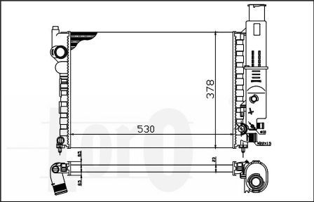 LORO Radiators, Motora dzesēšanas sistēma 009-017-0005