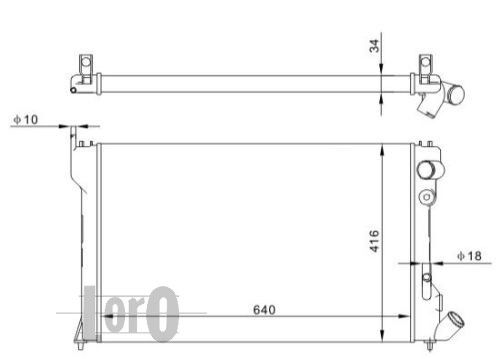 LORO Radiators, Motora dzesēšanas sistēma 009-017-0014