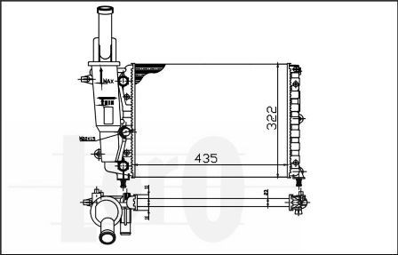 LORO Radiators, Motora dzesēšanas sistēma 016-017-0005