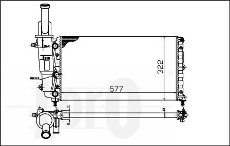 LORO Radiators, Motora dzesēšanas sistēma 016-017-0012