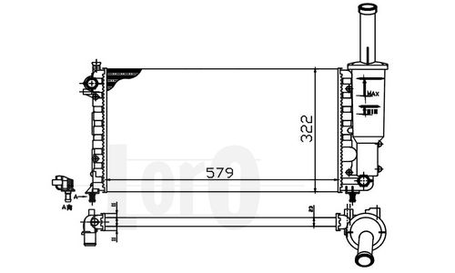 LORO Radiators, Motora dzesēšanas sistēma 016-017-0021