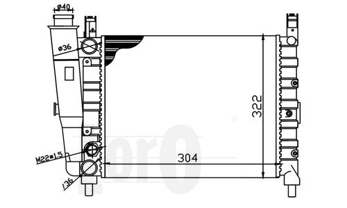 LORO Radiators, Motora dzesēšanas sistēma 016-017-0048
