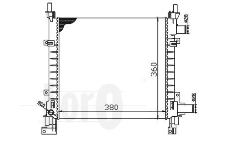 LORO Radiators, Motora dzesēšanas sistēma 017-017-0003