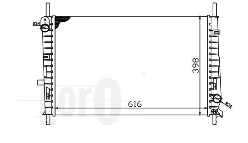 LORO Radiators, Motora dzesēšanas sistēma 017-017-0040