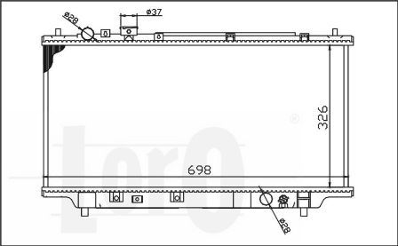 LORO Radiators, Motora dzesēšanas sistēma 030-017-0002