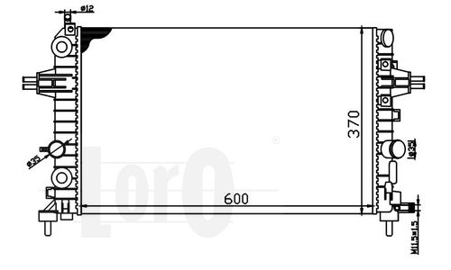 LORO Radiators, Motora dzesēšanas sistēma 037-017-0029