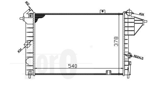 LORO Radiators, Motora dzesēšanas sistēma 037-017-0038