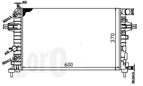 LORO Radiators, Motora dzesēšanas sistēma 037-017-0046