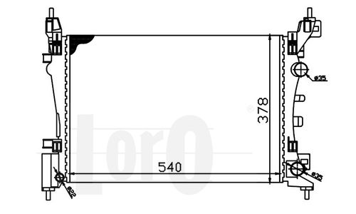 LORO Radiators, Motora dzesēšanas sistēma 037-017-0062