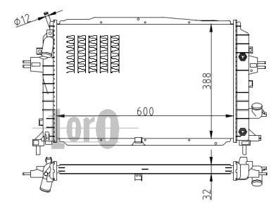 LORO Radiators, Motora dzesēšanas sistēma 037-017-0088-B